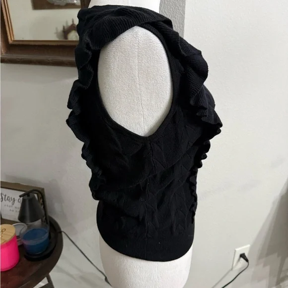 PAIGE Black Knit Top - Picture 5 of 6